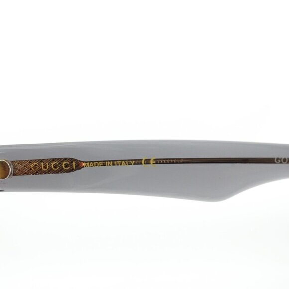 Gucci GG0965 Square Sunglasses Gray Brown OS - Picture 7 of 14